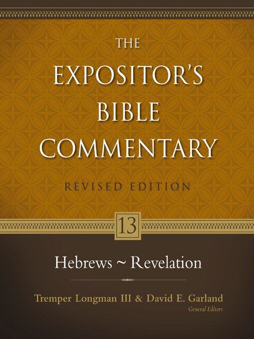 Title details for Hebrews--Revelation by David E. Garland - Wait list